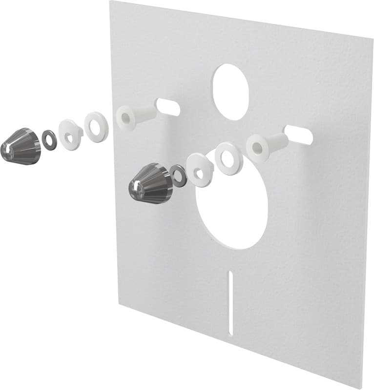 Alcaplast Podkładka pod muszlę wiszącą i bidet z dodatkami (chrom) M930CR
