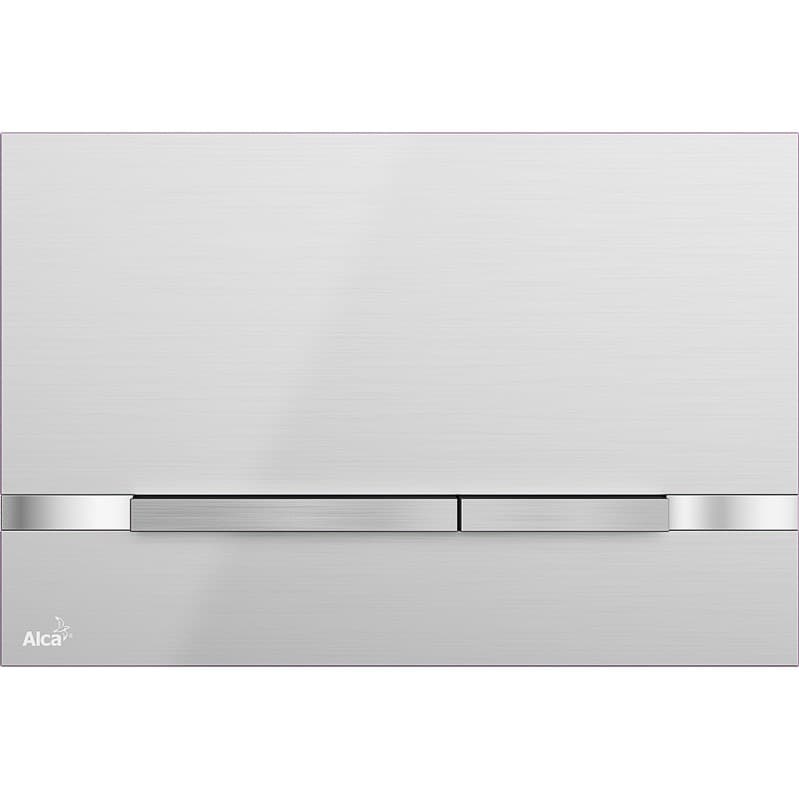 Alcaplast Przycisk sterujący do systemów podtynkowych Flat (stal nierdzewna-półmat/połysk) STRIPE-INOX 