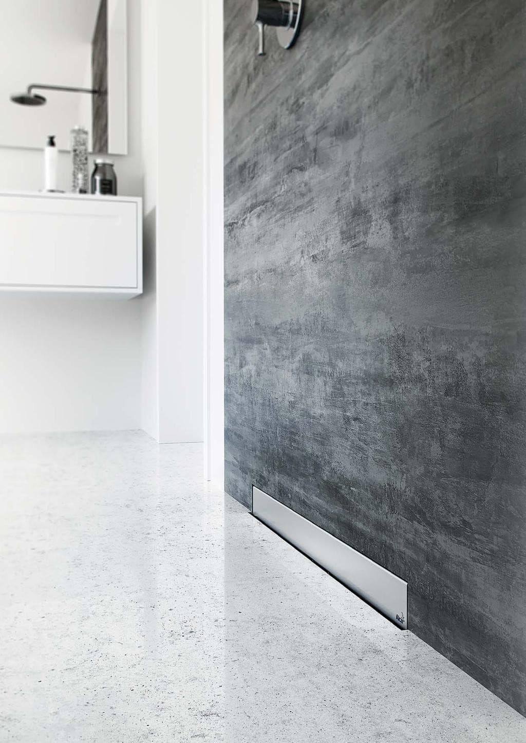 Alcaplast Spa - System odpływowy do zabudowy w ścianie (stal nierdzewna - połysk) APZ5-EDEN-650