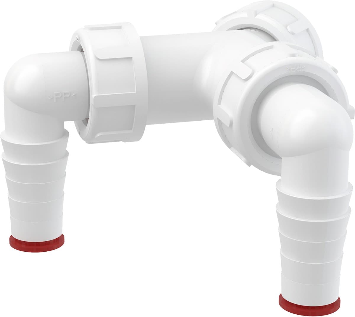 Alcaplast Podwójne kolano G1"/17-23, P148