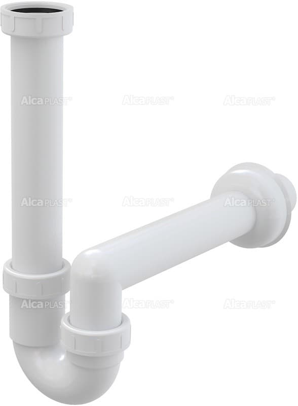 Alcaplast Pólsyfon zlewozmywaka rurowy z nakretką 6/4", A80-DN40