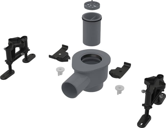 Alcaplast Syfon DN50 oraz zestaw regulowanych nóżek APZ-S12