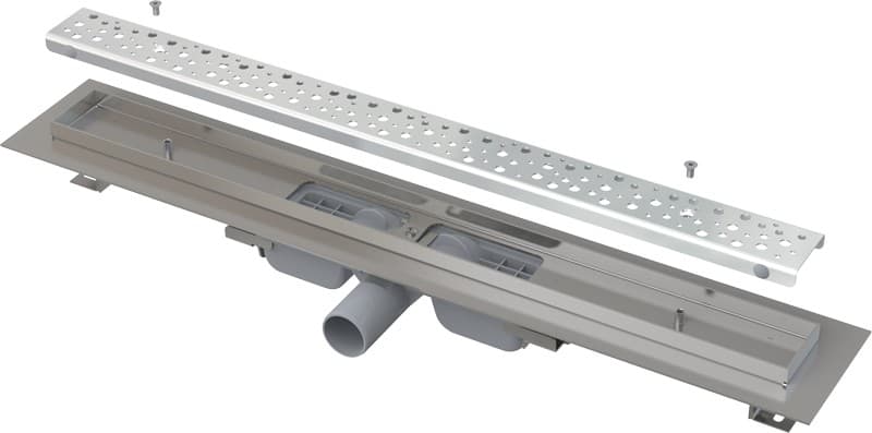 Alcaplast Antivandal Low - Odpływ podłogowy z rusztem Buble APZ111-550