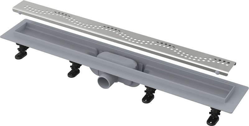 Alcaplast Simple - Odpływ podłogowy z obramowaniem do perforowanego rusztu, APZ8-950M