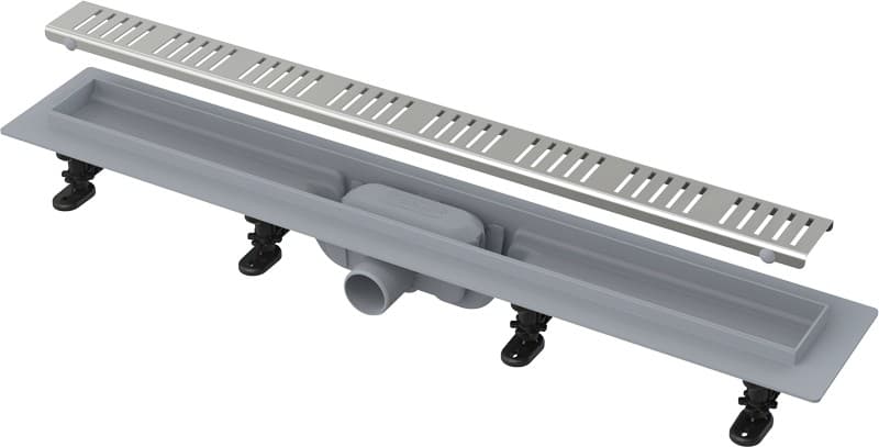 Alcaplast Simple - Odpływ podłogowy z obramowaniem do rusztu perforowanego, APZ10-850M