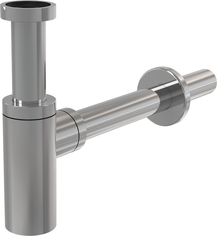 Alcaplast Półsyfon umywalkowy DN32 DESIGN metalowy, okrągły, A400