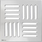 Alcaplast Kratka 143×143 mm, stal nierdzewna, MPV005