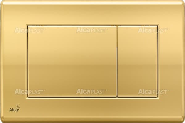 Alcaplast Przycisk sterujący do systemów podtynkowych (złoty-połysk) M275