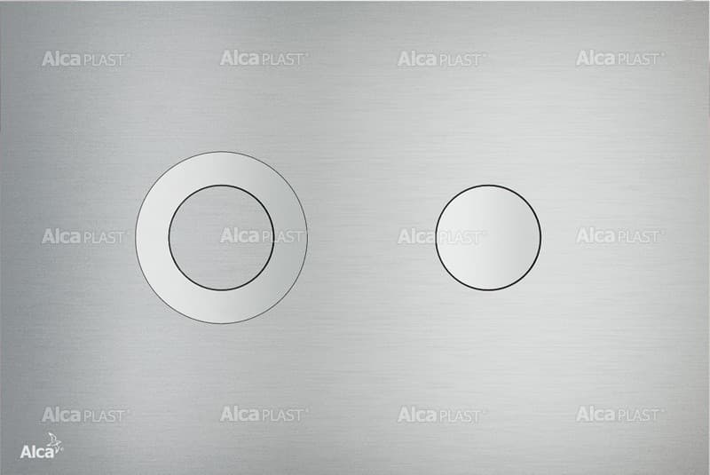 Alcaplast Przycisk sterujący do systemów podtynkowych, metal-mat/połysk TURN