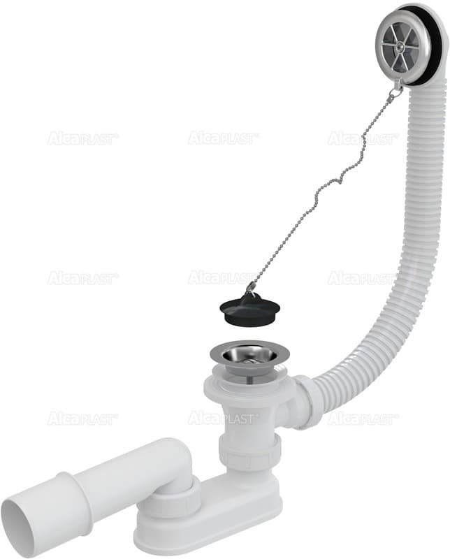 Alcaplast Syfon wannowy, chrom, A501