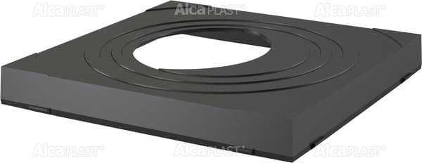 Alcaplast Uniwersalna wkładka wpustu – czarna, AGV911