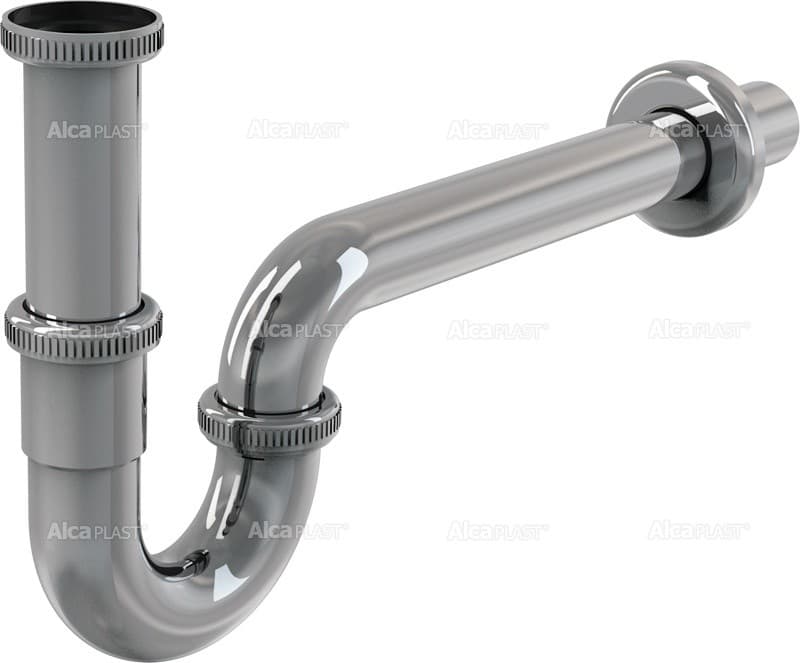 Alcaplast Półsyfon umywalkowy „U“ z nakrętką 5/4", metalowy, A4320