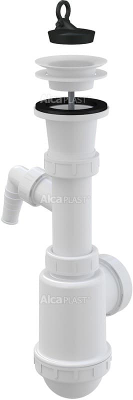 Alcaplast Syfon zlewozmywaka sitko z tworzywa DN70 z przyłączem, A442P-DN50/40