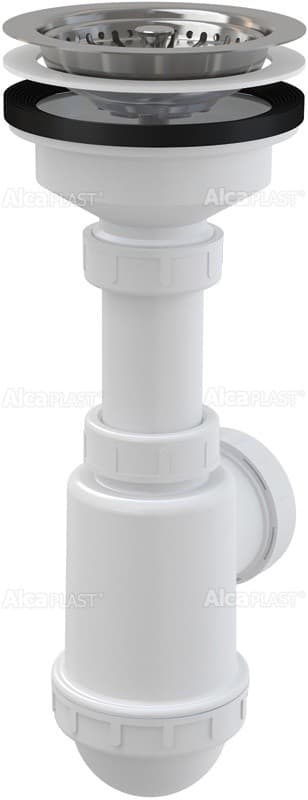 Alcaplast Syfon zlewozmywaka sitko nierdzewne DN115, A446-DN50/40