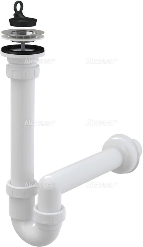 Alcaplast Syfon rurowy zlewozmywaka, sitko nierdzewne DN70, A800-DN40